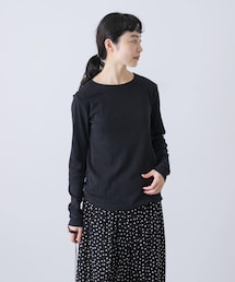 かぐれ | ハイツイストコットンボートカットソー(Tシャツ/カットソー)