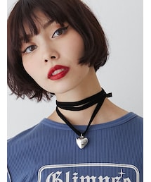 jouetie | ベロアリボンハートチョーカー(チョーカー)