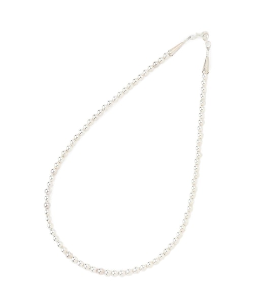 ADAM ET ROPE'（アダムエロペ）の「【J'aDoRe・店舗限定】【ERICKA NICOLAS BEGAY】ナバホパールネックレス5mm/45cm（ネックレス・レディース・シルバー・F）」の9枚目の写真