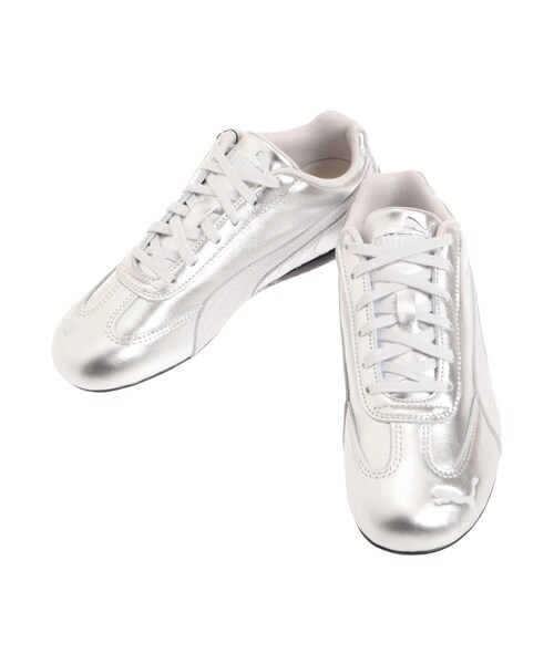 EVRIS（エヴリス）の「【PUMA】SPEEDCAT SILVER WNS（スニーカー・レディース・シルバー・M/L）」の2枚目の写真