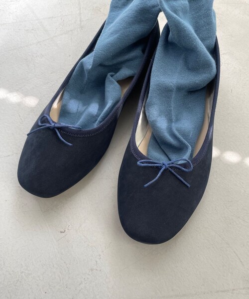 URBAN RESEARCH DOORS(アーバンリサーチドアーズ)の「別注バレエシューズ(バレエシューズ・レディース・IVORY/NAVY・36/37/38)」の14枚目の写真