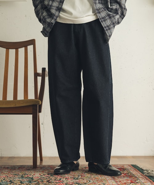 SENSE OF PLACE by URBAN RESEARCH(センスオブプレイスバイアーバンリサーチ)の「カラーカーブデニム(デニムパンツ・メンズ・BLACK/L.INDIGO/ONE WASH・M/L)」の3枚目の写真