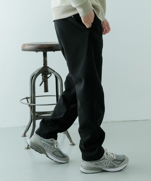 ITEMS URBANRESEARCH(アイテムズ アーバンリサーチ)の「WINDPROOF 裏フリースボンディング パンツ(その他パンツ・メンズ・GRY/KHK/BLK・M/L)」の8枚目の写真