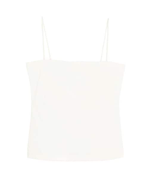 ELENDEEK（エレンディーク）の「BARE PAD CAMI（キャミソール・レディース・オフホワイト/ブラック/ブラウン・F）」の2枚目の写真