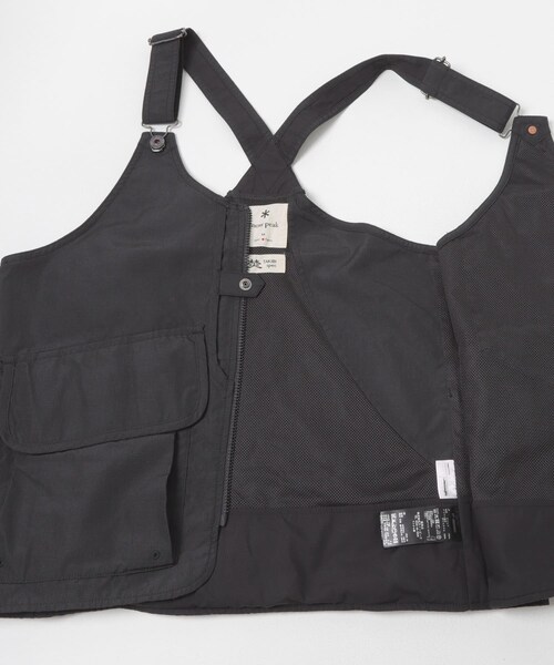 URBAN RESEARCH DOORS（アーバンリサーチドアーズ）の「Snow Peak Apparel　TAKIBI RIP FIELD VEST（ベスト・メンズ・BLACK/OLIVE・M）」の9枚目の写真