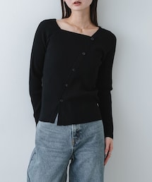 SENSE OF PLACE by URBAN RESEARCH | 『洗濯可』アシメデザインリブセーター(ニット/セーター)