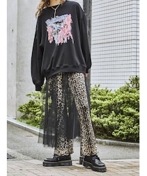 jouetie | チュールスカートコンビプルオーバー(スウェット)