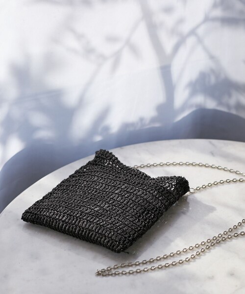 ROPE' PICNIC（ロペピクニック）の「メタリックヤーンミニチェーンショルダーバッグ（ショルダーバッグ・レディース・ブラック/その他・F）」の5枚目の写真