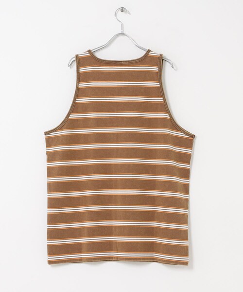 URBAN RESEARCH Sonny Label（アーバンリサーチサニーレーベル）の「HANG TEN　LA HOJJA BORDER TANK（タンクトップ・メンズ・OFF/BRWON・M/L）」の9枚目の写真