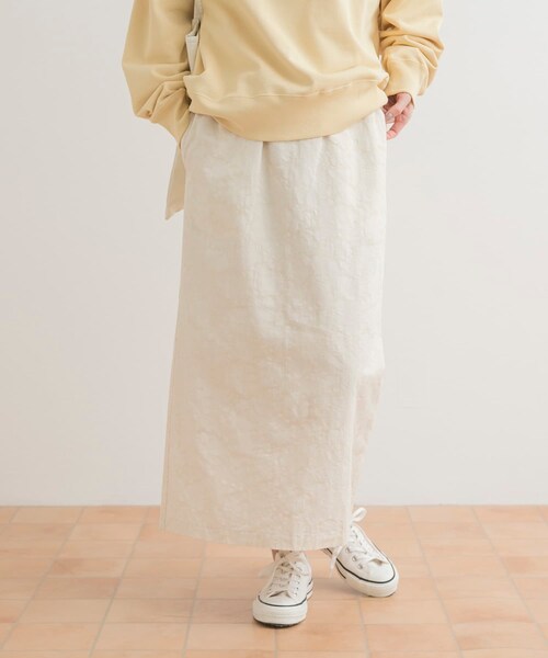 URBAN RESEARCH DOORS(アーバンリサーチドアーズ)の「ジャガードストレートスカート(スカート・レディース・IVORY/CAMEL・M)」の6枚目の写真