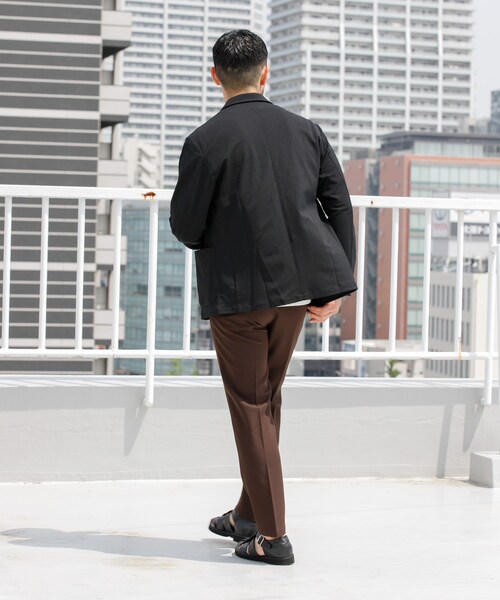 URBAN RESEARCH ROSSO（アーバンリサーチロッソ）の「『WEB限定』『セットアップ対応/XLサイズあり』コンフォータブルドライジャケット（テーラードジャケット・メンズ・NAVY/CHARCOAL/BLACK・S/M/L/XL）」の10枚目の写真