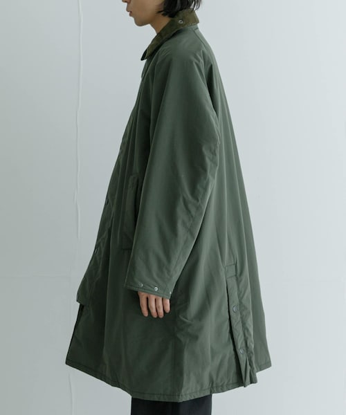 URBAN RESEARCH（アーバンリサーチ）の「Barbour　EXMOOR CASUAL COAT（ステンカラーコート・メンズ・BLACK/OLIVE・36/38/40/42）」の21枚目の写真