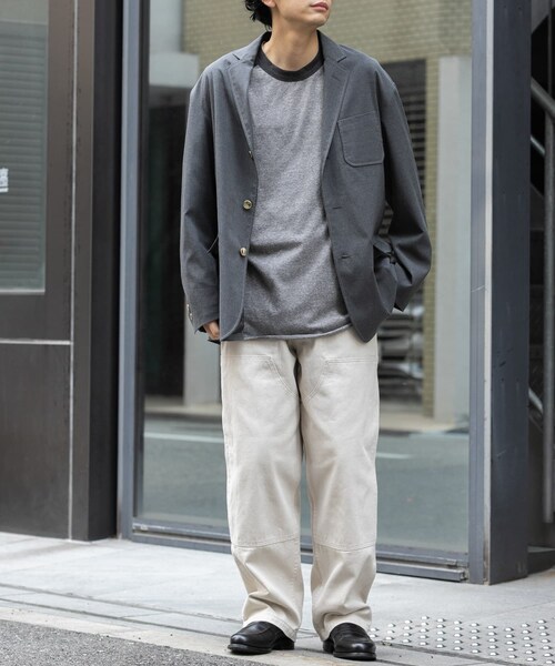 URBAN RESEARCH DOORS(アーバンリサーチドアーズ)の「FORK&SPOON キャリーマンテーラードジャケット(テーラードジャケット・メンズ・NAVY/CHARCOAL・4/5)」の9枚目の写真