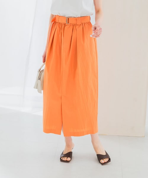 URBAN RESEARCH ROSSO（アーバンリサーチロッソ）の「ベルト付スカート（スカート・レディース・khaki/white/orange・FREE）」の3枚目の写真