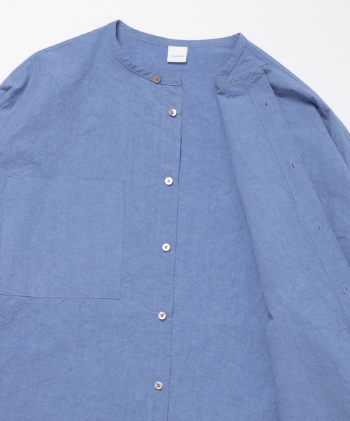 かぐれ(カグレ)の「コットンリネンWポケットシャツ(シャツ/ブラウス・レディース・PINK/BLUE/NAVY・Free)」の20枚目の写真