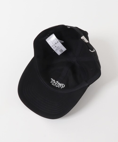 KBF（ケイビーエフ）の「ハンドドローライクエンブロイダリーCAP（キャップ・レディース・BLACK/BEIGE・One）」の6枚目の写真
