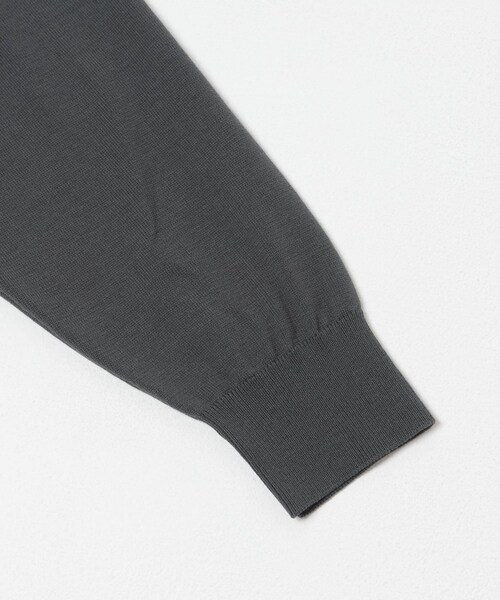 URBAN RESEARCH DOORS(アーバンリサーチドアーズ)の「LIFE STYLE TAILOR ハイゲージクルーネック長袖ニット(ニット/セーター・メンズ・GRY WHITE/KHK MOCHA/GRAY・M/L)」の9枚目の写真