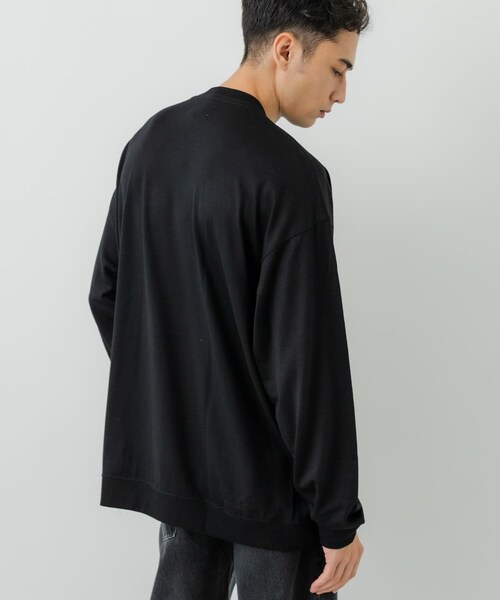 URBAN RESEARCH(アーバンリサーチ)の「new basic WASHABLE MERINO WOOL CREW-NECK(ニット/セーター・メンズ・BLACK/CHARCOAL/BROWN・M/L/XL)」の9枚目の写真