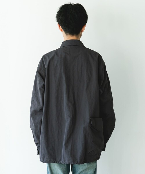 URBAN RESEARCH DOORS(アーバンリサーチドアーズ)の「『別注』Snow Peak Apparel×DOORS NYLON WASHER JACKET(テーラードジャケット・メンズ・GREIGE/CHARCOAL/BLACK・M/L/XL)」の16枚目の写真