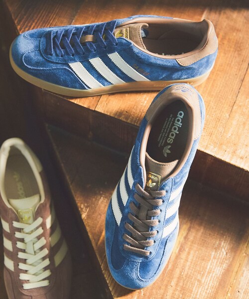 URBAN RESEARCH DOORS(アーバンリサーチドアーズ)の「adidas EXCLUSIVE GAZELLE INDOOR(スニーカー・メンズ・BROWN/INDIGO・25.5/26/26.5/27/27.5/28/28.5/29)」の20枚目の写真