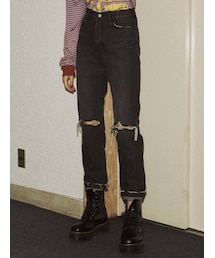 jouetie | ベーシックダメージボーイズデニム(デニムパンツ)