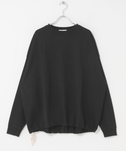 かぐれ（カグレ）の「コットンドロストヘムカットソー（Tシャツ/カットソー・レディース・BLACK/GRAY/OATMEAL・Free）」の12枚目の写真