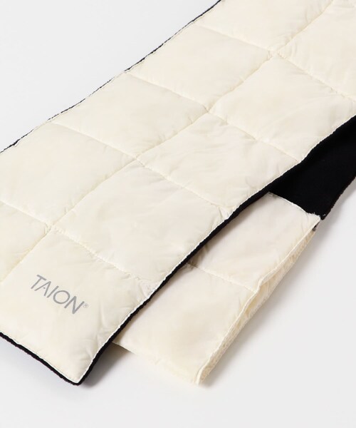 SENSE OF PLACE by URBAN RESEARCH(センスオブプレイスバイアーバンリサーチ)の「TAION BASIC DOWN SCARF(マフラー・メンズ・OFF WHITE/BLACK/D.NAVY/D.GREEN/S.BEIGE・one)」の12枚目の写真
