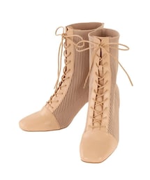 MERCURYDUO | レースアップニットブーツ(ブーツ)