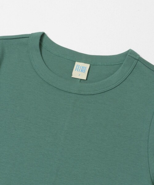 URBAN RESEARCH（アーバンリサーチ）の「FLORE FLORE　CAR T-SHIRTS（Tシャツ/カットソー・レディース・WHITE/BLACK/OFF WHITE/EVERGREEN/STRAW/MULBERRY・S）」の14枚目の写真