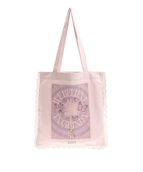 merry jenny（メリージェニー）の「【WICKED】レーストートバッグ（ハンドバッグ・レディース・ピンク/グリーン/ラベンダー・F）」の3枚目の写真