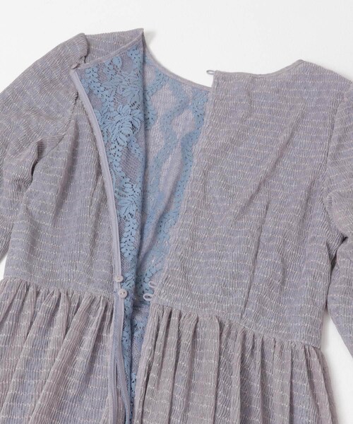 URBAN RESEARCH ROSSO（アーバンリサーチロッソ）の「オーバーレースドレス（ワンピース・レディース・yellow/sax・FREE）」の11枚目の写真