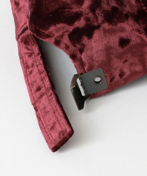 SENSE OF PLACE by URBAN RESEARCH(センスオブプレイスバイアーバンリサーチ)の「クラッシュベロアキャップ∴(キャップ・レディース・BORDEAUX/BLACK/BEIGE・one/One)」の11枚目の写真