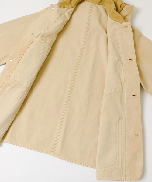 URBAN RESEARCH（アーバンリサーチ）の「A PRESSE　Vintage Silk Hemp Coverall Jacket（カバーオール・メンズ・BLACK/BEIGE・2/3）」の13枚目の写真