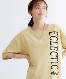 nissen | 大きいサイズ　スリットデザインカットソーワンピース　miclat(ワンピース)