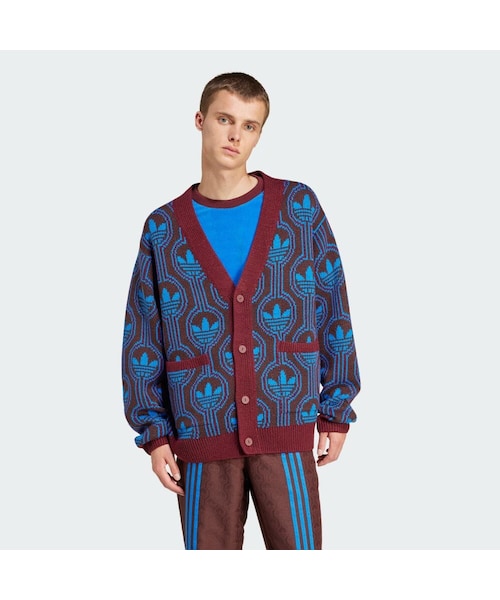 adidas メタリックボタンカーディガン アウトレット】【WEB限定カラーあり】メタルボタンカーディガン