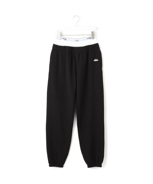 ADAM ET ROPE'(アダムエロペ)の「【HOMME girls×FRUIT OF THE LOOM】Boxer Sweatpants(その他パンツ・レディース・ブラック・S)」の2枚目の写真