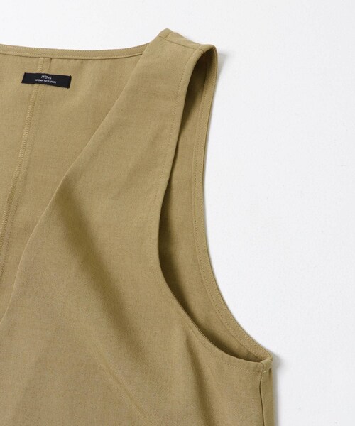 ITEMS URBANRESEARCH(アイテムズ アーバンリサーチ)の「『イージーケア/接触冷感/UVカット』SMOOTH LINEN TOUCH ジャンスカ(ジャンパースカート・レディース・CHA/CML・Free)」の19枚目の写真