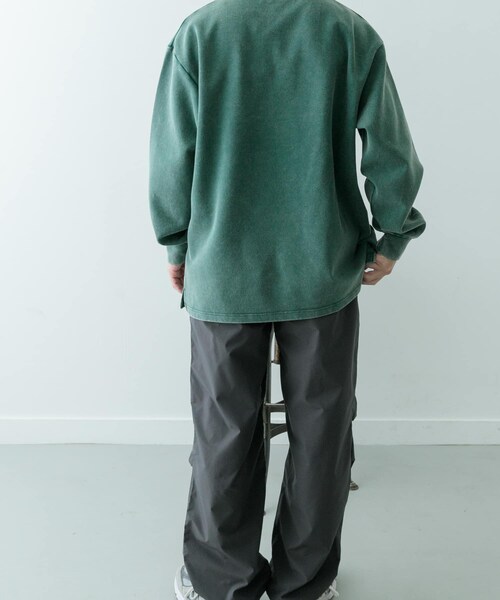 ITEMS URBANRESEARCH(アイテムズ アーバンリサーチ)の「フェードダンボール クルーネックTops(Tシャツ/カットソー・メンズ・BLK/NVY/GRN・M/L)」の20枚目の写真