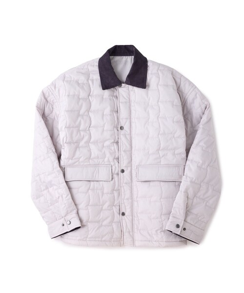 ADAM ET ROPE'(アダムエロペ)の「【UNIVERSAL OVERALL】for M FLAG QUIL TING JACKET(カバーオール・レディース・ブラック/グレー/ダークブラウン・L/M/XL)」の11枚目の写真