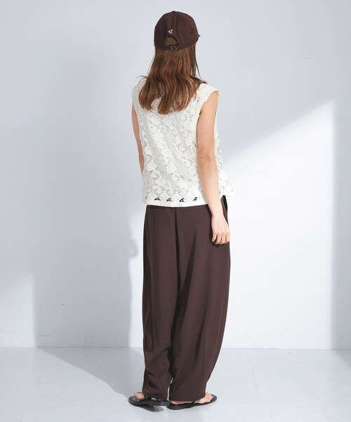 URBAN RESEARCH Sonny Label（アーバンリサーチサニーレーベル）の「ボタニカルモチーフレースベスト（ベスト・レディース・オフ/ブラック・FREE）」の12枚目の写真