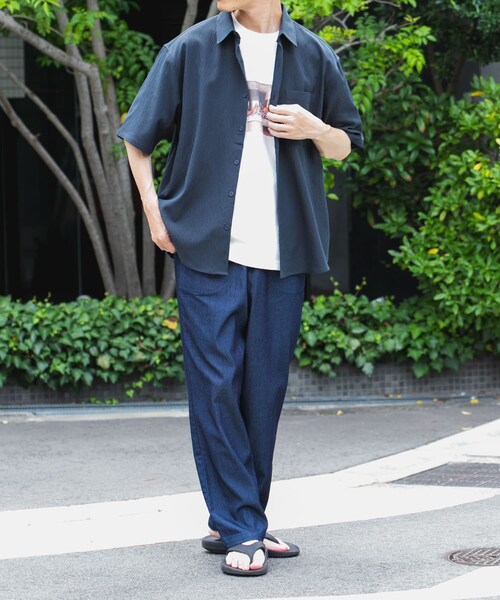 ITEMS URBANRESEARCH（アイテムズ アーバンリサーチ）の「LIGHT&FLEX サマーデニムパンツ（デニムパンツ・メンズ・L.BLUE/NAVY/INDIGO・M/L）」の9枚目の写真