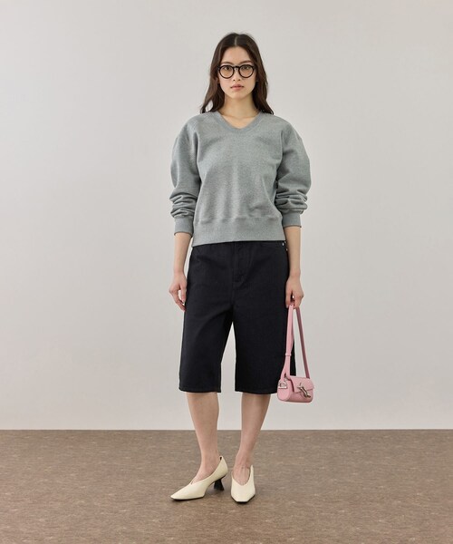 ADAM ET ROPE'(アダムエロペ)の「【NEEDBY for ADAM ET ROPE'】別注 RILLEY(デニムパンツ・レディース・ブラック/オフホワイト・1/2)」の11枚目の写真