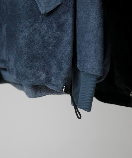 URBAN RESEARCH(アーバンリサーチ)の「POLYPLOID BOMBER JACKET B(ブルゾン・メンズ・BLACK/BLUE CLAY・3/4)」の7枚目の写真