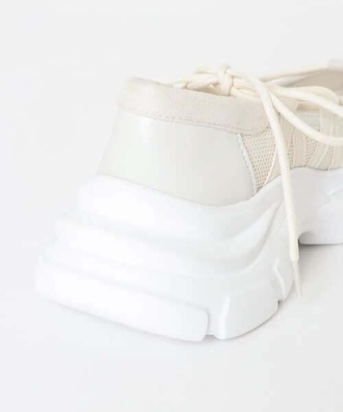 SENSE OF PLACE by URBAN RESEARCH（センスオブプレイスバイアーバンリサーチ）の「レースアップバレエスニーカー（スニーカー・レディース・BLACK/BROWN/GRAY/IVORY・S/M/L/XL）」の12枚目の写真