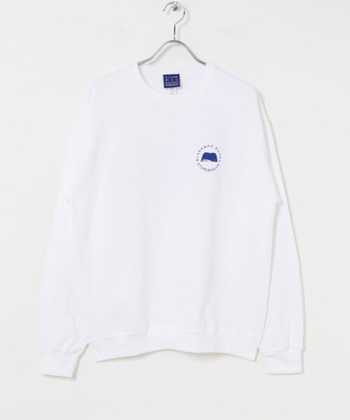 URBAN RESEARCH(アーバンリサーチ)の「BLANKMAG Go browse Crew(スウェット・メンズ・White/Black・M/L/XL)」の6枚目の写真
