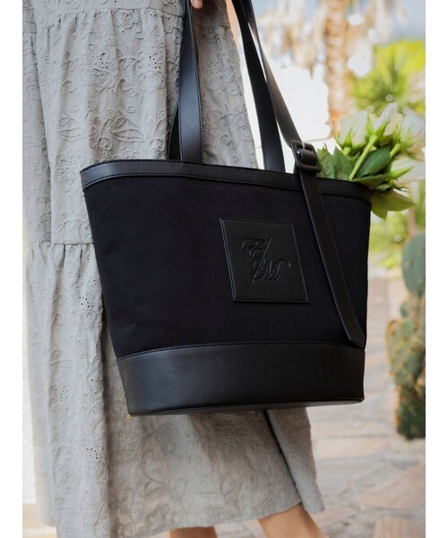 EATME（イートミー）の「ベルテッドトートバッグ（トートバッグ・レディース・オフホワイト/アイボリー/ブラック・F）」の20枚目の写真