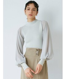 LAGUNAMOON | ラグランスリーブドッキングニットプルオーバー(ニット/セーター)