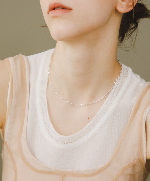URBAN RESEARCH(アーバンリサーチ)の「decor『デコール』 MADELEINE CHAIN NECKLACE(ネックレス・レディース・SILVER・-)」の2枚目の写真