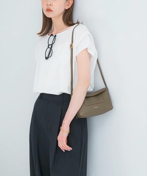 URBAN RESEARCH ROSSO（アーバンリサーチロッソ）の「『WEB/一部店舗限定』ドライドルマンプルオーバー（Tシャツ/カットソー・レディース・OFF/BROWN/PEACH・Free）」の7枚目の写真