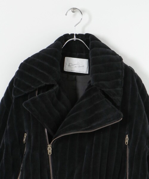 URBAN RESEARCH（アーバンリサーチ）の「Dessin de Mode　シールライダース（ライダースジャケット・レディース・BLACK・FREE）」の10枚目の写真